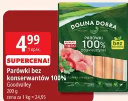 E.Leclerc Parówki bez konserwantów 100% Goodvalley oferta