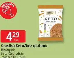E.Leclerc Ciastka Keto/bez glutenu Biologistic oferta