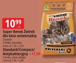 E.Leclerc Super Benek Żwirek dla kota uniwersalny oferta