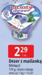 E.Leclerc Deser z maślanką Mlekpol oferta