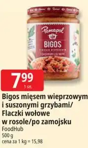E.Leclerc Bigos mięsem wieprzowym i suszonymi grzybami/Flaczki wołowe w rosole/po zamojsku Pamapol oferta