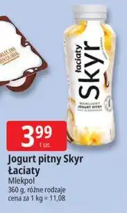 E.Leclerc Jogurt pitny Skyr Łaciaty Mlekpol oferta