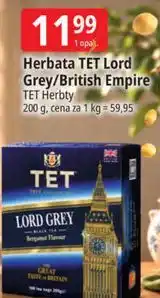 E.Leclerc Herbata TET Lord Grey/British Empire TET Herbty oferta