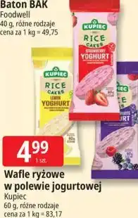 E.Leclerc Wafle ryżowe w polewie jogurtowej Kupiec oferta