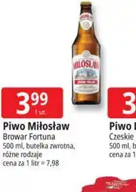 E.Leclerc Piwo Miłosław Browar Fortuna oferta