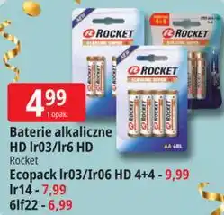 E.Leclerc Baterie alkaliczne Rocket HD lr03/Ir6 HD Ecopack lr03/Ir06 HD 4+4 oferta