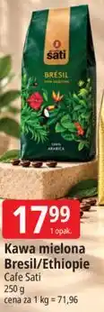 E.Leclerc Kawa mielona Bresil/Ethiopie Cafe Sati oferta