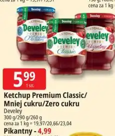 E.Leclerc Ketchup Premium Classic/Mniej cukru/Zero cukru Develey oferta