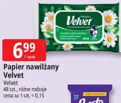 E.Leclerc Papier nawilżany Velvet oferta