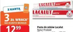 E.Leclerc Pasta do zębów Lacalut Natur Produkt oferta