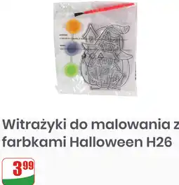Dino Witrażyki do malowania z farbkami Halloween H26 oferta
