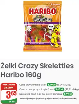 Dino Żelki Crazy Skeletties Haribo oferta