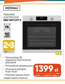 Max Elektro Piekarnik elektryczny Kbo 1071 S Pt X Kernau oferta