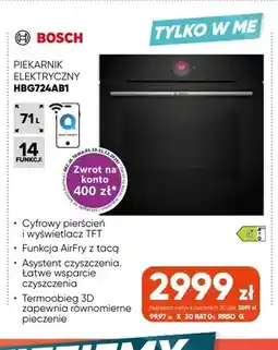 Max Elektro Piekarnik elektryczny HBG724AB1 Bosch oferta