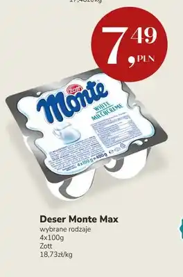 Deser Monte Max White Zott 4-pak