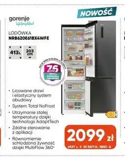 Max Elektro Lodówka NRK620E61BX4WFE Gorenje oferta