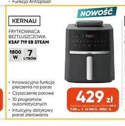 Max Elektro Frytkownica beztłuszczowa Ksaf 719 Eb Steam Kernau oferta
