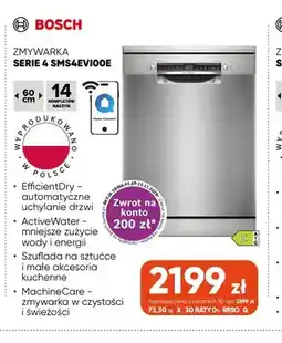 Max Elektro Zmywarka Serie 4 SMS4EVI00E Bosch oferta