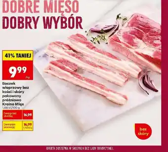 Biedronka Boczek bez kości Kraina Mięs oferta
