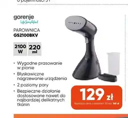Max Elektro Parownica GS2100BKV Gorenje oferta