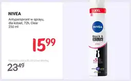 Rossmann Antyperspirant w sprayu dla kobiet 72h Clear Nivea oferta