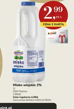 Market Point Mleko wiejskie Piątnica 2% oferta