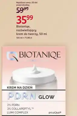 Rossmann Krem do twarzy Biotaniqe oferta