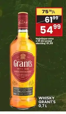 Wafelek Whisky Grant's Triple Wood oferta