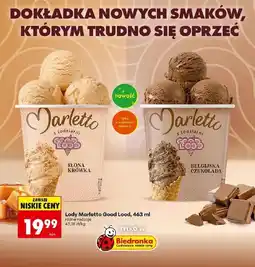Biedronka Lody Marletto oferta