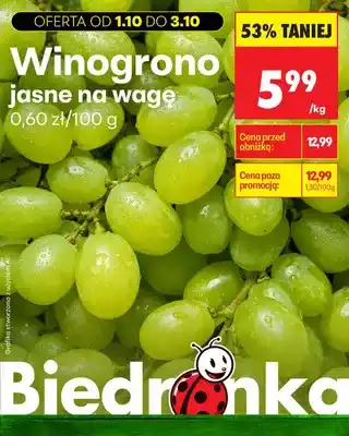 Winogrona jasne