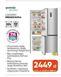 Max Elektro Lodówka NRK620CA2XL4 Gorenje oferta