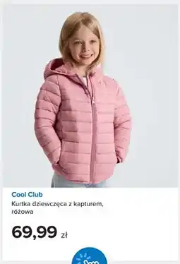 Smyk Kurtka dziewczęca z kapturem różowa Cool Club oferta