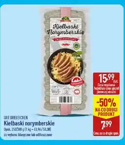 ALDI Kiełbaski norymberskie klasyczne Gut Drei Eichen oferta