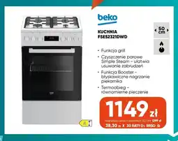 Max Elektro Kuchnia FSE52321DWD Beko oferta