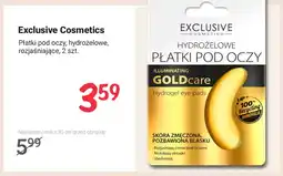 Rossmann Płatki pod oczy hydrożelowe rozjaśniające Exclusive Cosmetics oferta