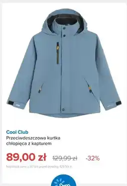 Smyk Przeciwdeszczowa kurtka chłopięca z kapturem Cool Club oferta