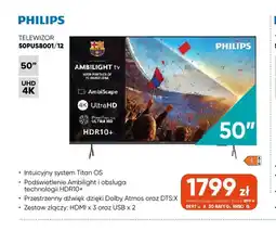 Max Elektro Telewizor 50PUS8001/12 Philips oferta