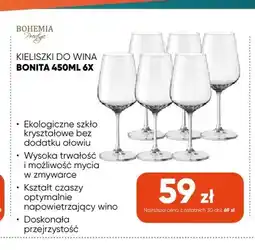 Max Elektro Kieliszki do wina Bonita 450 ml 6x Bohemia Prestige oferta