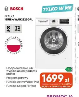 Max Elektro Pralka Serie 4 WAN2823GPL Bosch oferta