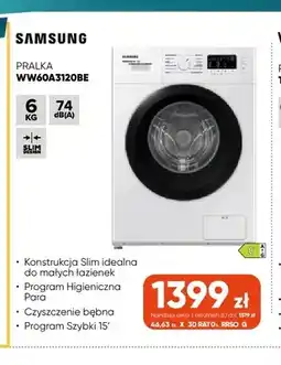 Max Elektro Pralka WW60A3120BE Samsung oferta