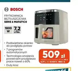 Max Elektro Frytkownica beztłuszczowa Serie 6 MAF671CO Bosch oferta