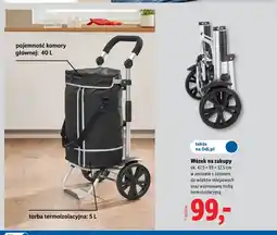 Lidl Wózek na zakupy 47,5x93x37,5 cm oferta