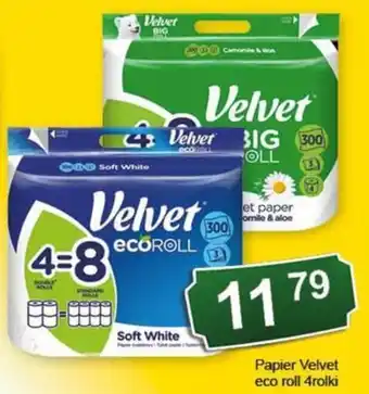 Papier Velvet eco roll 4 rolki