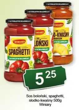 Eden Sos boloński, spaghetti, słodko-kwaśny Winiary oferta