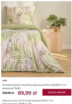 Home&You Komplet pościeli z bawełny satynowej Peliro oferta