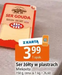 E.Leclerc Ser żółty w plastrach Mlekovita oferta