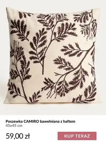 Poszewka CAMIRO bawełniana z haftem