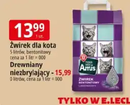 E.Leclerc Żwirek dla kota oferta