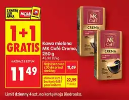 Biedronka Kawa mielona MK Café Crema oferta