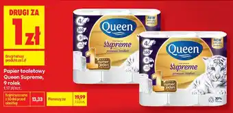 Biedronka Papier toaletowy Queen Supreme oferta